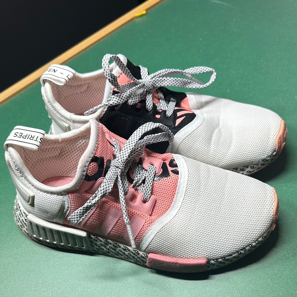 adidas Women's Athletic Shoes - White and Pink